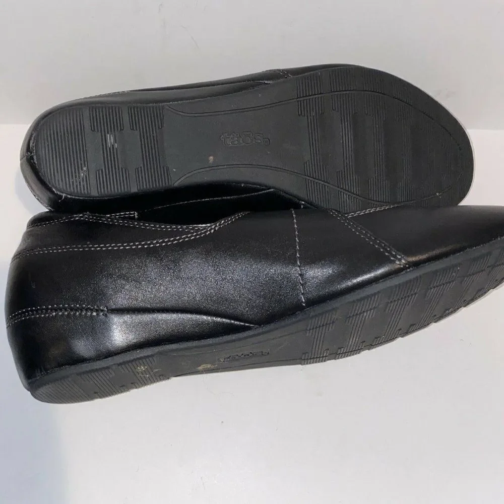 Taos Black Leather Mary Jane With Buckle Women 7.5